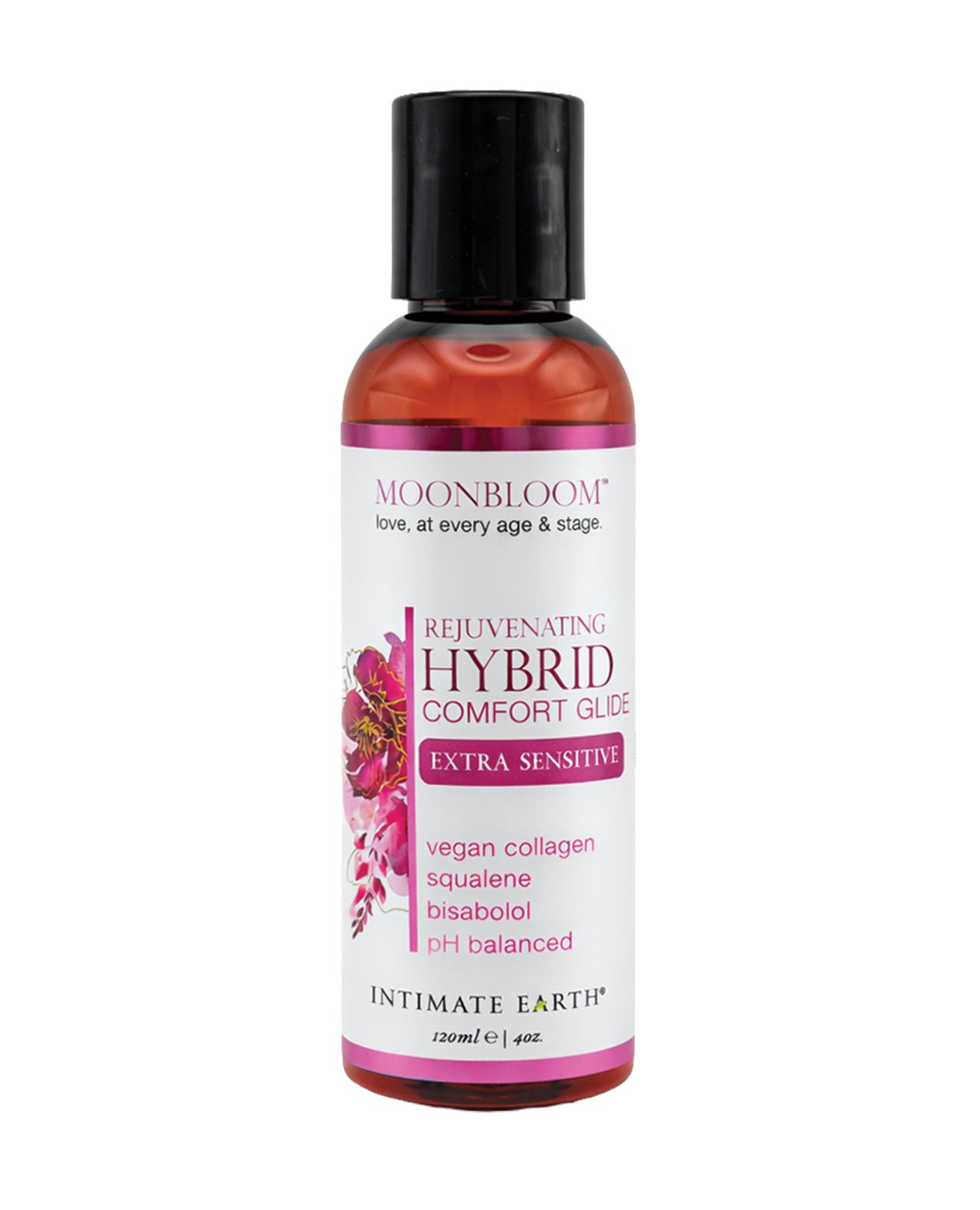 Lubrificante híbrido Intimate Earth Moon Bloom para a menopausa 8 Oz