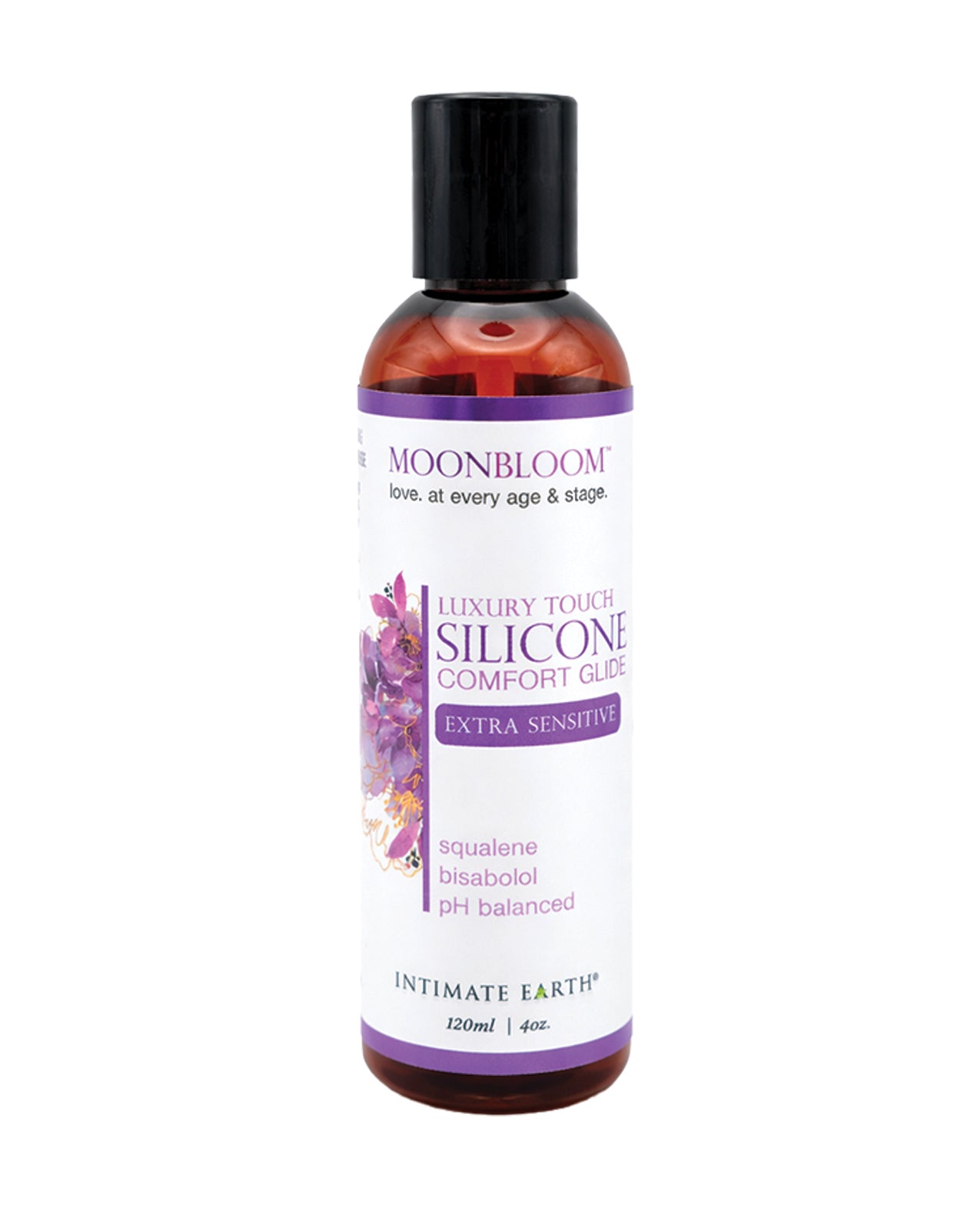 Silikonowy lubrykant Intimate Earth Moon Bloom łagodzący objawy menopauzy, 4 Oz