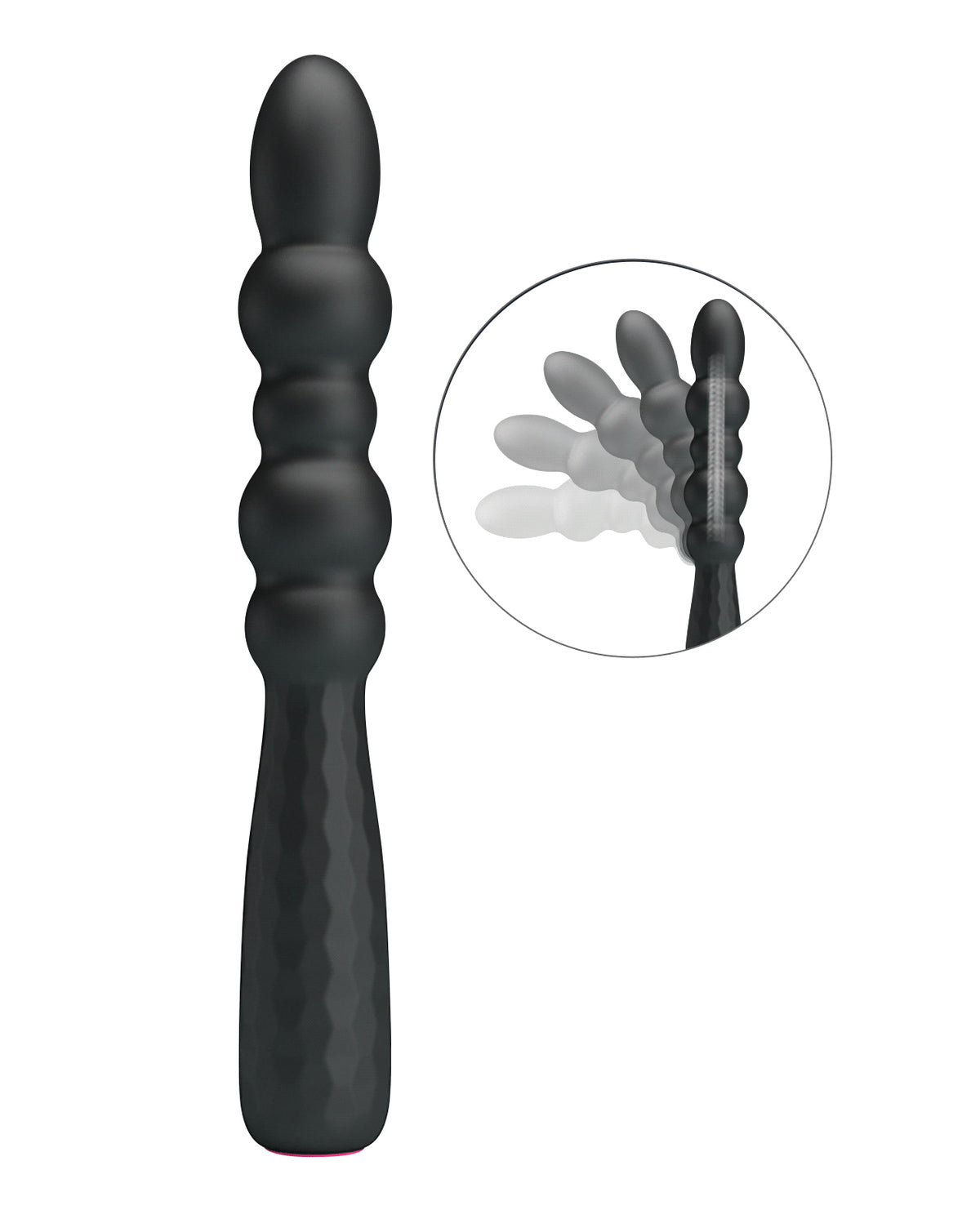 Pretty Love Rechargeable 12 Functions Flexible Vibrating Anal Plug
