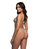 Charger l'image dans la visionneuse de la galerie, Daisy Tease Embroidered Daisy Lace Teddy With Crisscross Detail In Green Small

