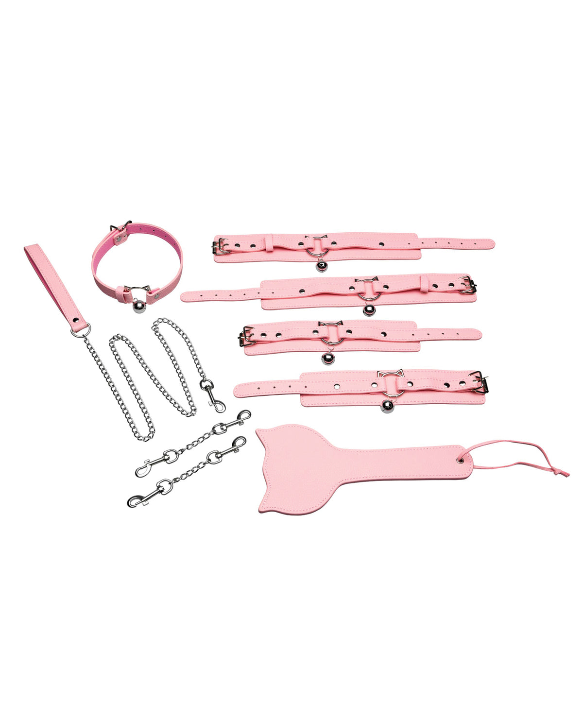 Master Series Kitty Bondage Set With Vegan Leather Collar