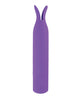 Cargue la imagen en el visor de la galería, Nasstoys Minis Tickler vibrador bala con punta dividida, recubierto de silicona morada
