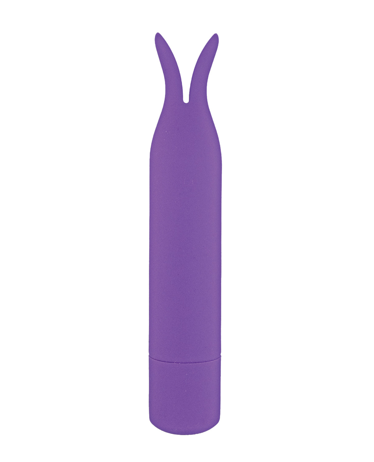 Nasstoys Minis Tickler vibrador bala con punta dividida, recubierto de silicona morada