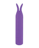Cargue la imagen en el visor de la galería, Nasstoys Minis Tickler vibrador bala con punta dividida, recubierto de silicona morada
