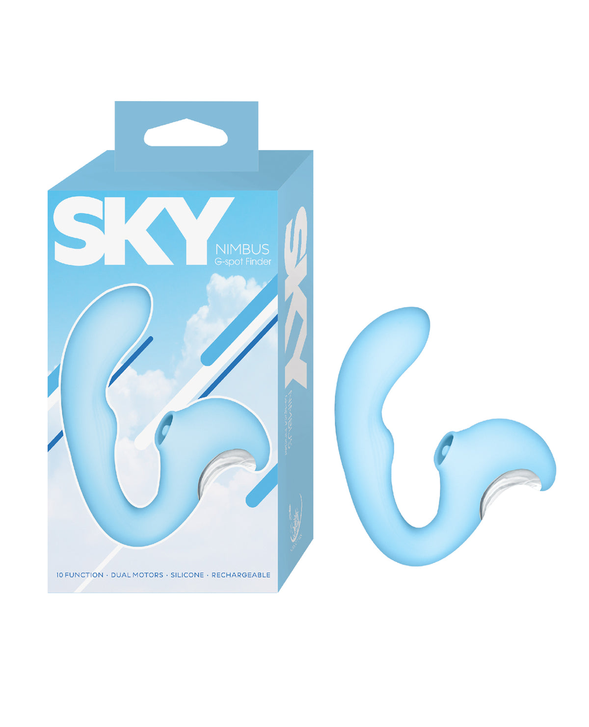 Dispositivo vibrador recargable de doble motor Nasstoys Sky Nimbus