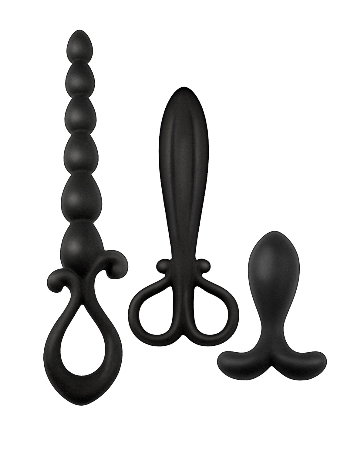 Nasstoys Trio Deluxe Anal Exploration Kit Black 3 Piece Set