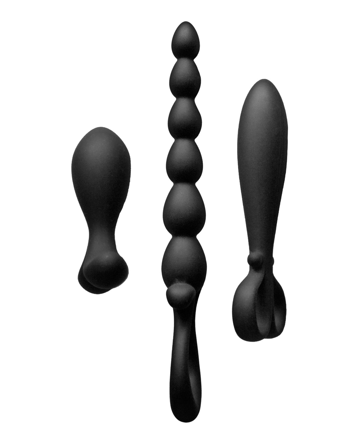 Nasstoys Trio Deluxe Anal Exploration Kit Black 3 Piece Set