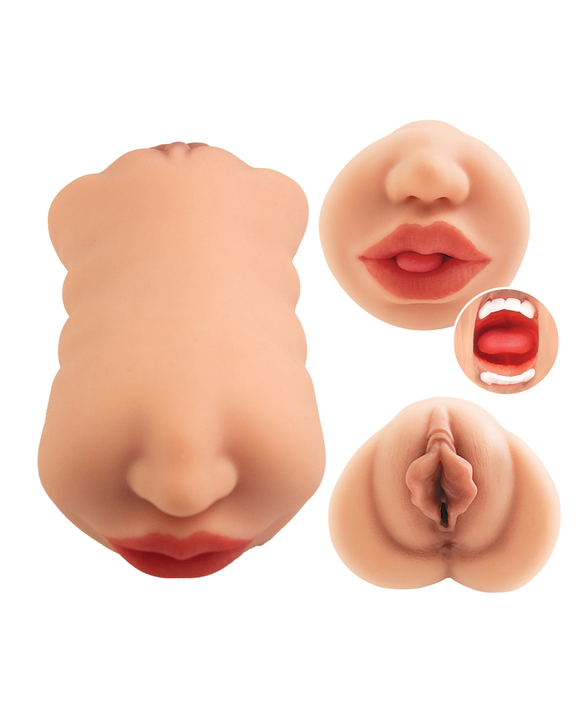 Διπλής όψης αυνανιστήριο Nasstoys Always Horny με σχέδιο ιβουάρ μανικιού