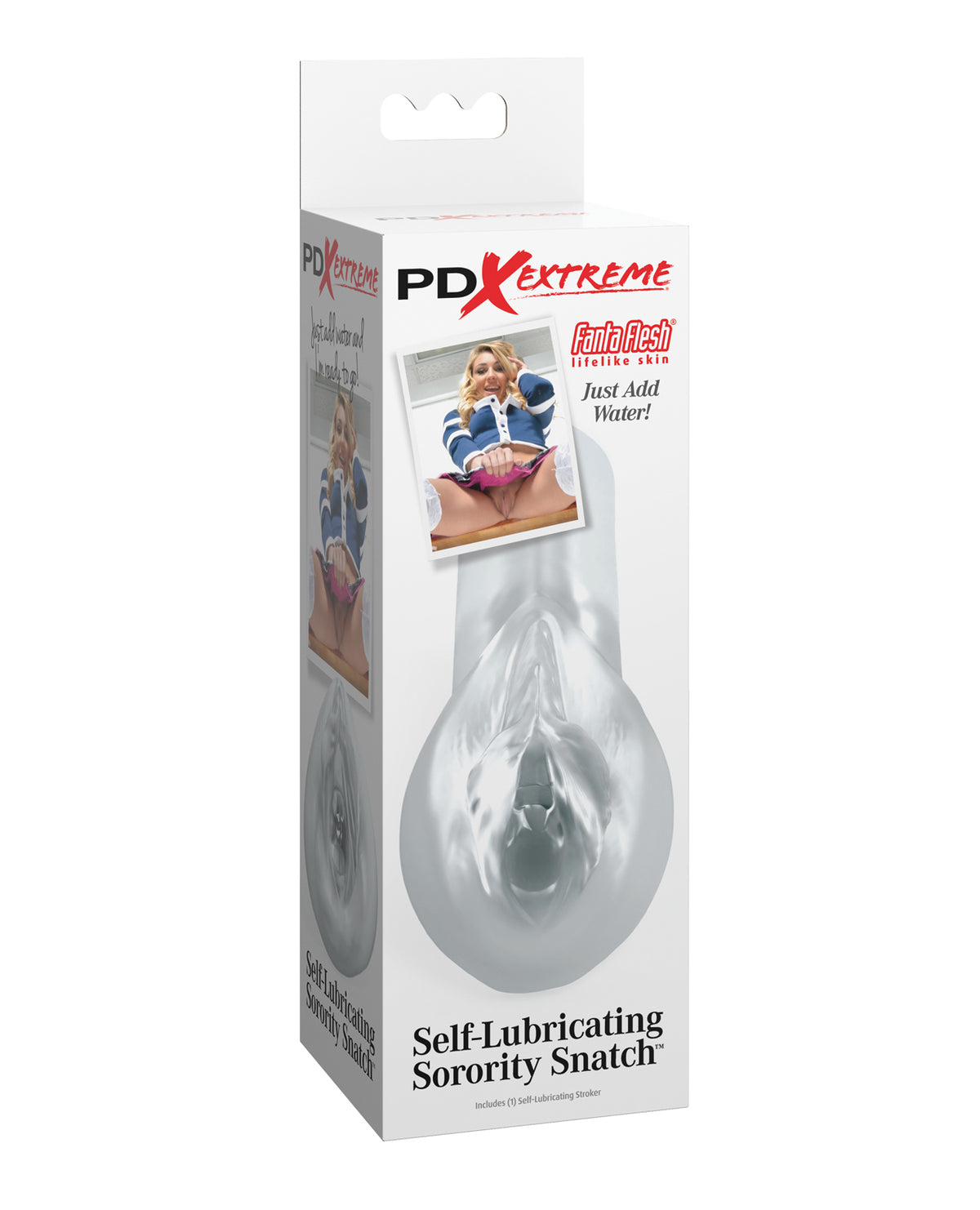 PDX Extreme Frosted Self Lubricating Sorority Snatch Masturbator