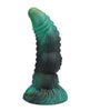 Load image into Gallery viewer, Vaculock Fantasy Fuckers Green Serpent Silicone Dildo With Textured Spine
