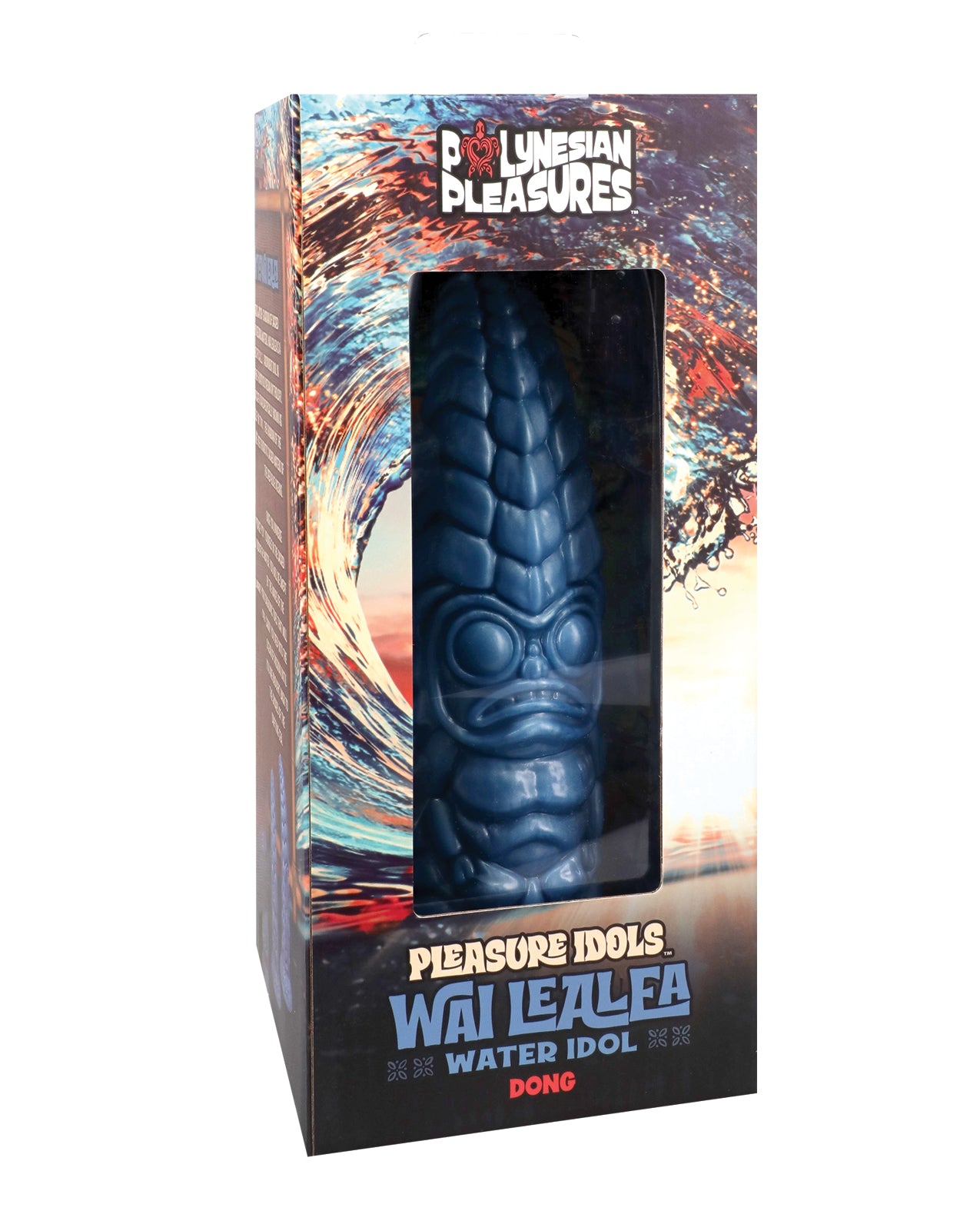 Lubricante a base de agua azul océano Wai Lealea de Polynesian Pleasures, ídolos del placer