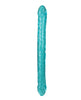 Charger l'image dans la visionneuse de la galerie, Doc Johnson Crystal Jellies double gode de 18 pouces, bleu sarcelle, texture flexible
