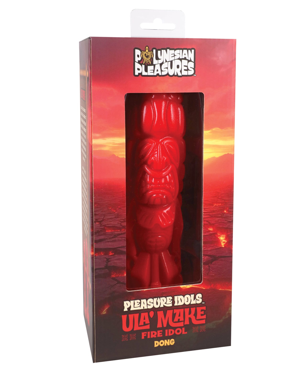 Estátua de prazer Ula Make Fire Idol polinésia, item de colecionador