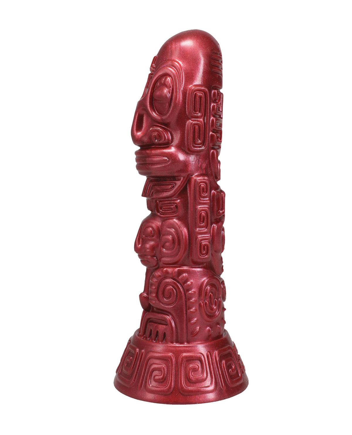 Escultura artística de ídolo fálico de madera Lele Lele polinesio, color bronce