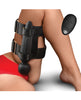 Cargue la imagen en el visor de la galería, Correa para el muslo con varita vibradora Master Series para parejas, 3 velocidades
