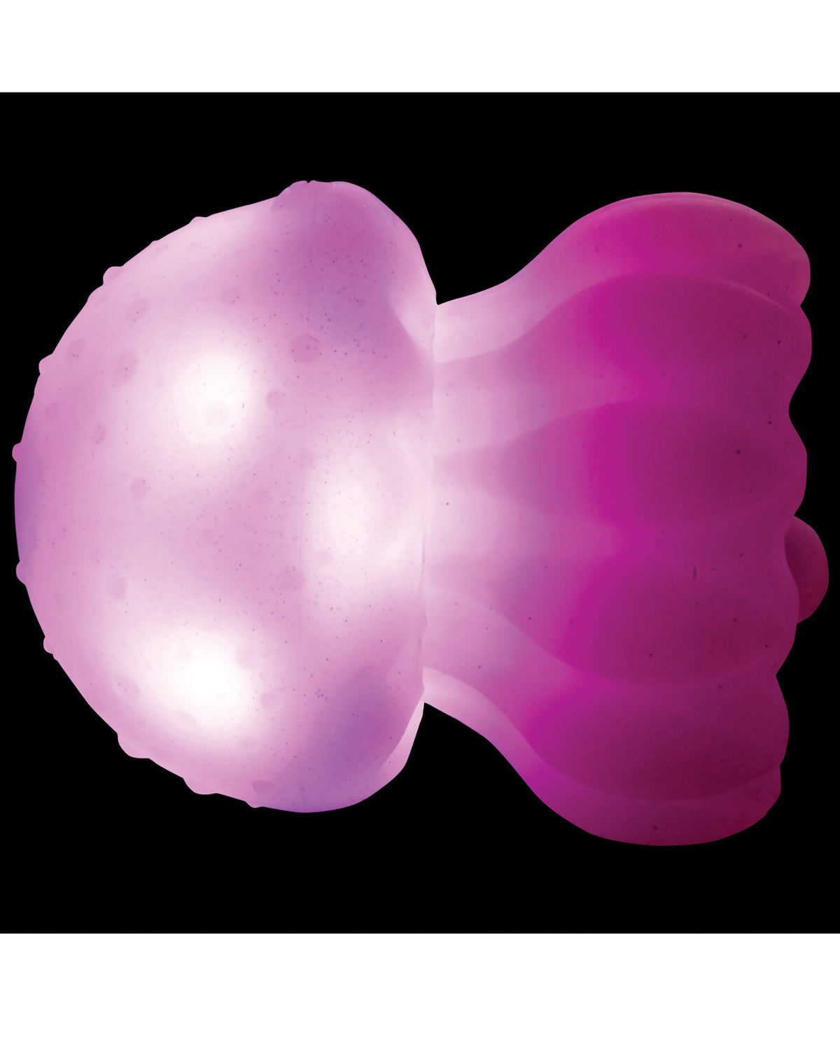Estimulador de clítoris vibrador con lengua de gel luminosa Creature Cuties