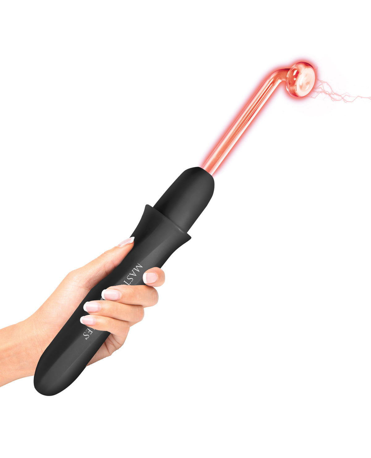 Master Series Elektra Rechargeable Electric Stimulation Wand Black