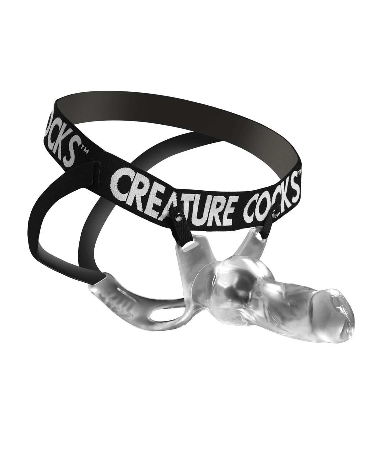 Creature Cocks Snow Wolf Hollow Strap On With Comfort Harness