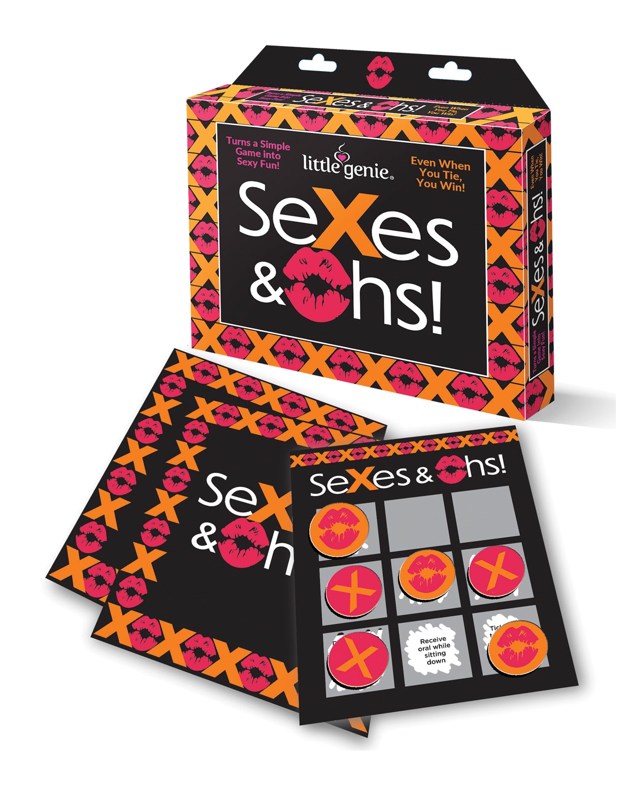 Juego íntimo de rasca y juega tres en raya Sexes And Ohs para parejas