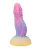 Charger l'image dans la visionneuse de la galerie, Godemichet en silicone Vac U Lock compatible avec écailles texturées, motif dragon multicolore
