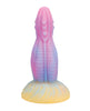 Charger l'image dans la visionneuse de la galerie, Godemichet en silicone Vac U Lock compatible avec écailles texturées, motif dragon multicolore
