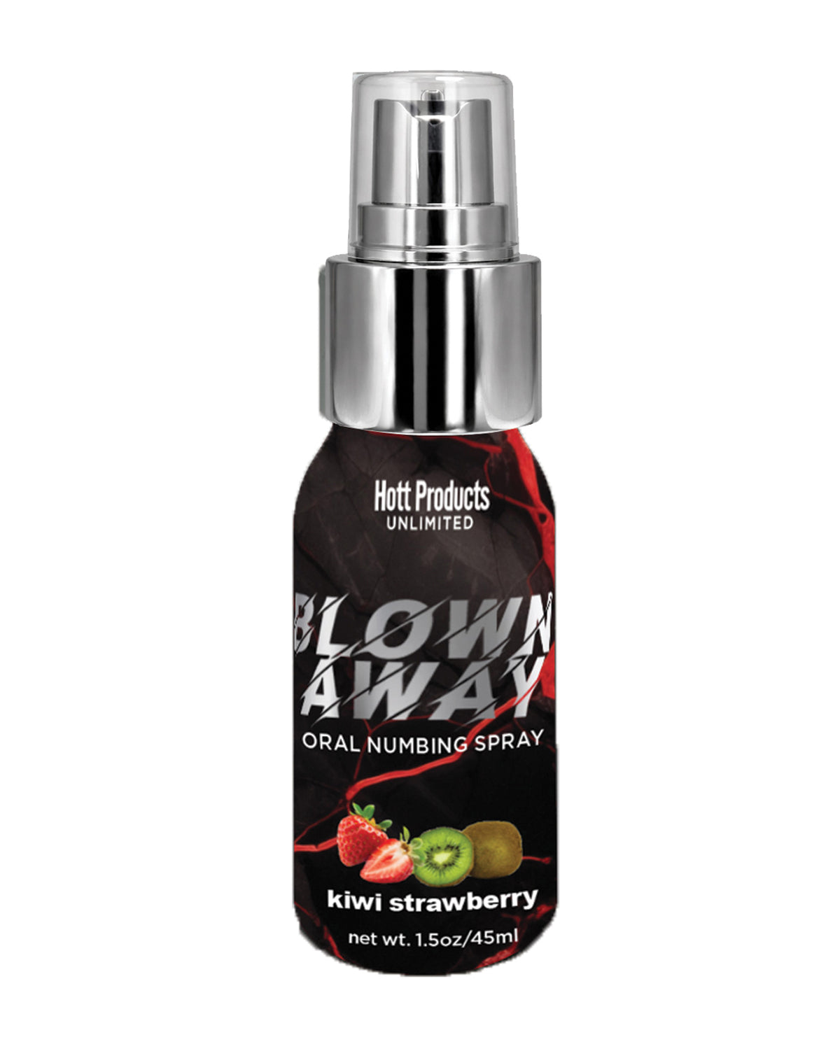 Blown Away desensibiliserende oral bedøvelsesspray, kiwi og jordbær