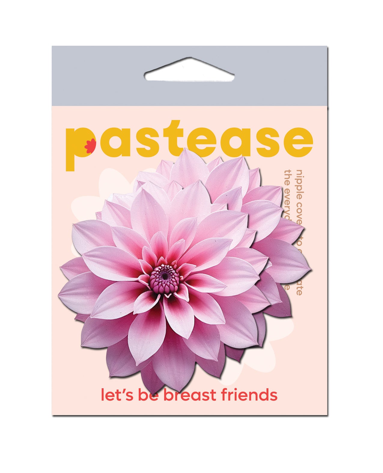 Pasteaseトロピカルピンクダリアのボタニカル柄ブレストパスティ フェスティバルウェア