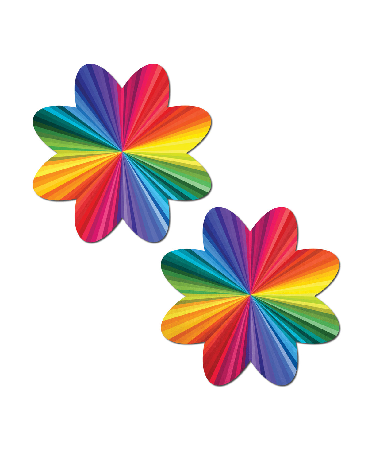 Samoprzylepne osłonki na sutki Pastease Rainbow Kaleidoscope Petal