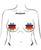 Load image into Gallery viewer, Retro Sunset Petal Breast Pasties Multicolor Adhesive Body Accessories
