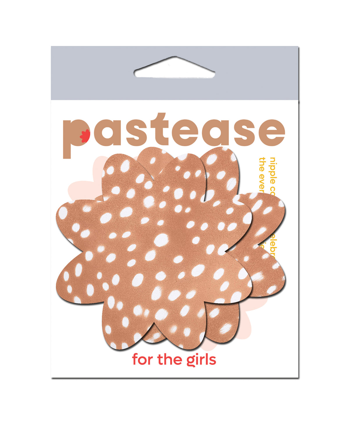 Cubrelosones para senos Pastease Woodland Fawn Petal, marrón claro, talla única