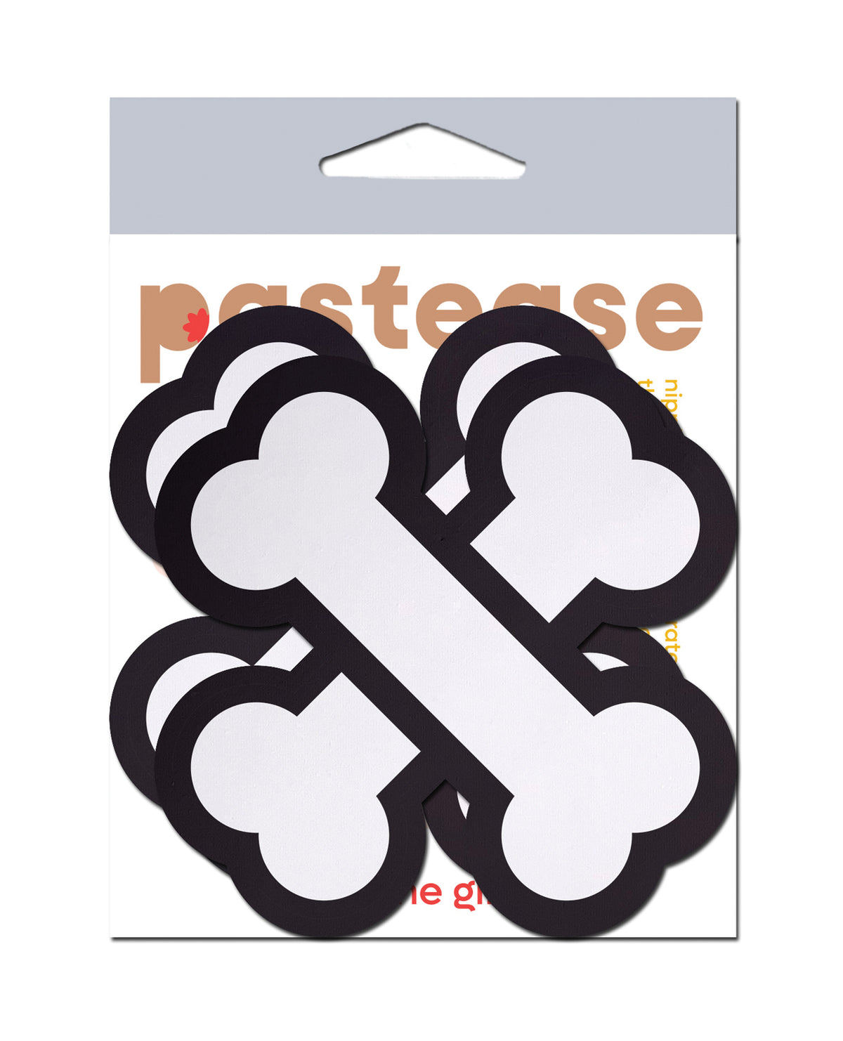 Pastease White Crossbone Breast Pasties Womens One Size