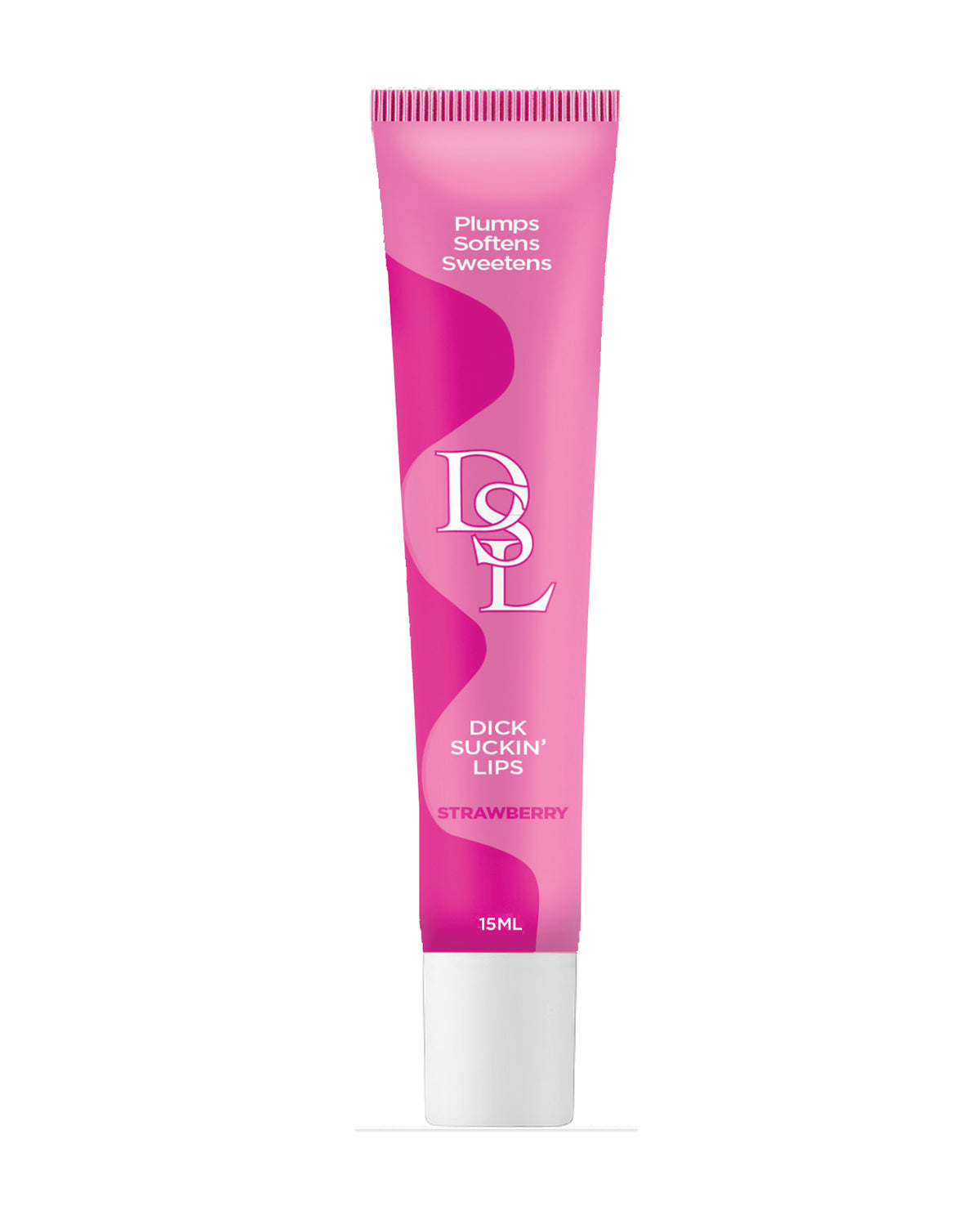 Suero voluminizador de labios Dick Sucking Lips con sabor a fresa, 15 Ml