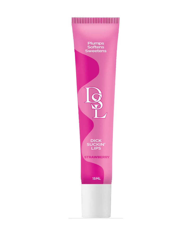Cargue la imagen en el visor de la galería, Suero voluminizador de labios Dick Sucking Lips con sabor a fresa, 15 Ml
