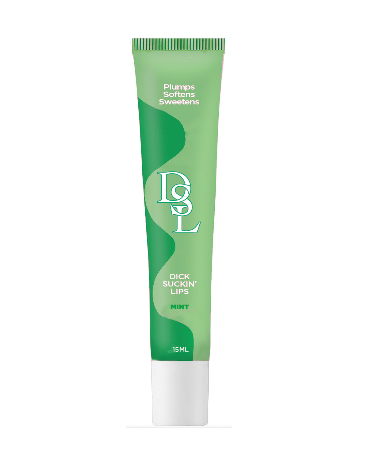 Suero voluminizador de labios Little Genies Dick Sucking Lips, sabor menta, 15Ml