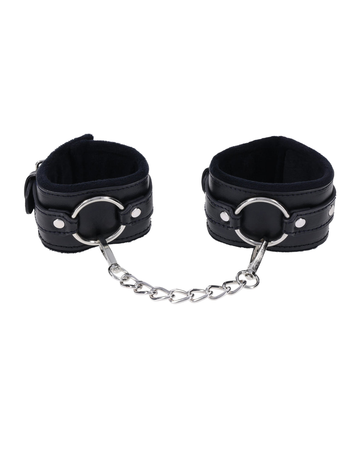 Esposas Shadow de cuero sintético negro premium Sex And Mischief