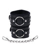 Cargue la imagen en el visor de la galería, Esposas Shadow de cuero sintético negro premium Sex And Mischief
