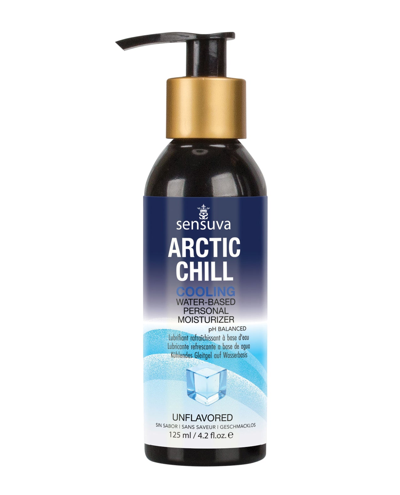 Sensuva kühlendes Gleitgel auf Wasserbasis, Arctic Chill, 4 Oz