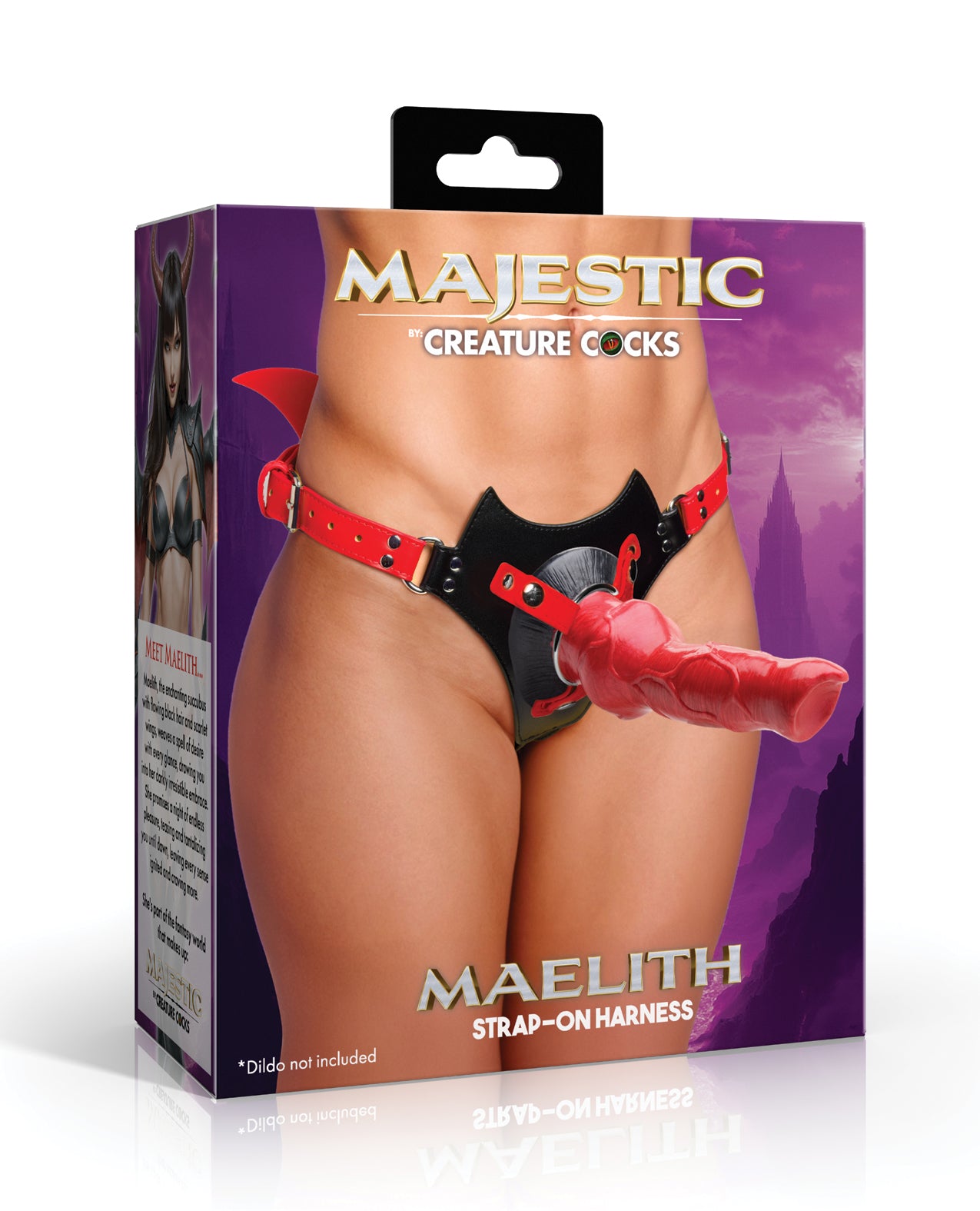 Majestic Maelith Fully Adjustable Vegan Leather Strap On Harness