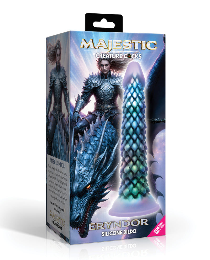 Charger l'image dans la visionneuse de la galerie, Godemiché pour adulte en silicone Majestic Eryndor, elfe fantastique cavalier de dragon

