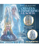Carregar imagem no visualizador da Galeria, Dildo de silicone Majestic Crysta Icy Glacial azul com rosa e prata
