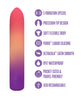 Cargue la imagen en el visor de la galería, Vibrador bala Play With Me Sunset Passion de 5 velocidades, multicolor
