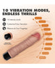 Cargue la imagen en el visor de la galería, Dildo vibrador Blush Dr Hunt de 8.75 pulgadas con eje flexible y 10 velocidades
