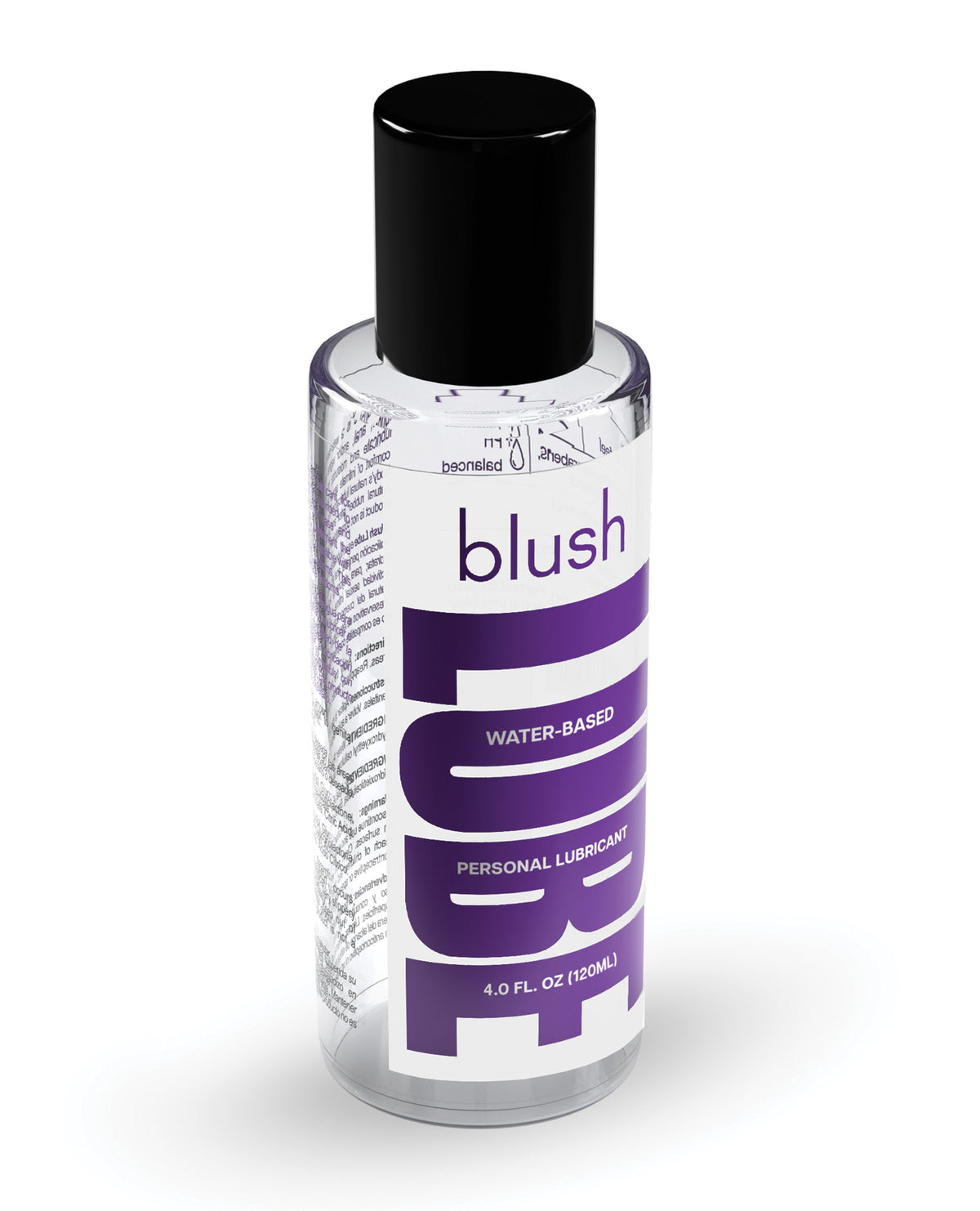 Blush Water Based Personal Lubricant 4 Oz Paraben Free Gentle Formula