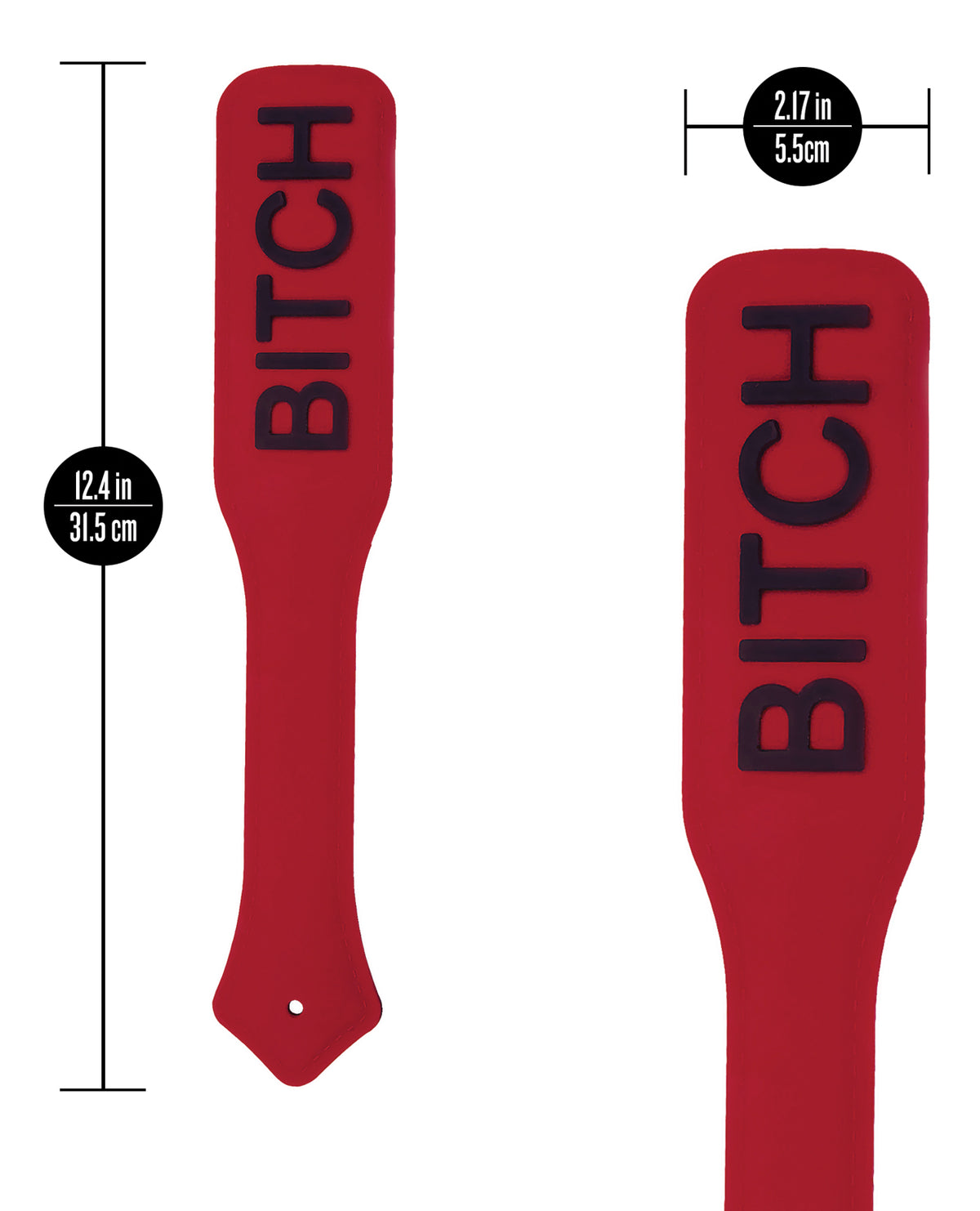 Pala de silicona segura para el cuerpo Blush Temptasia Ardor, de doble textura, roja
