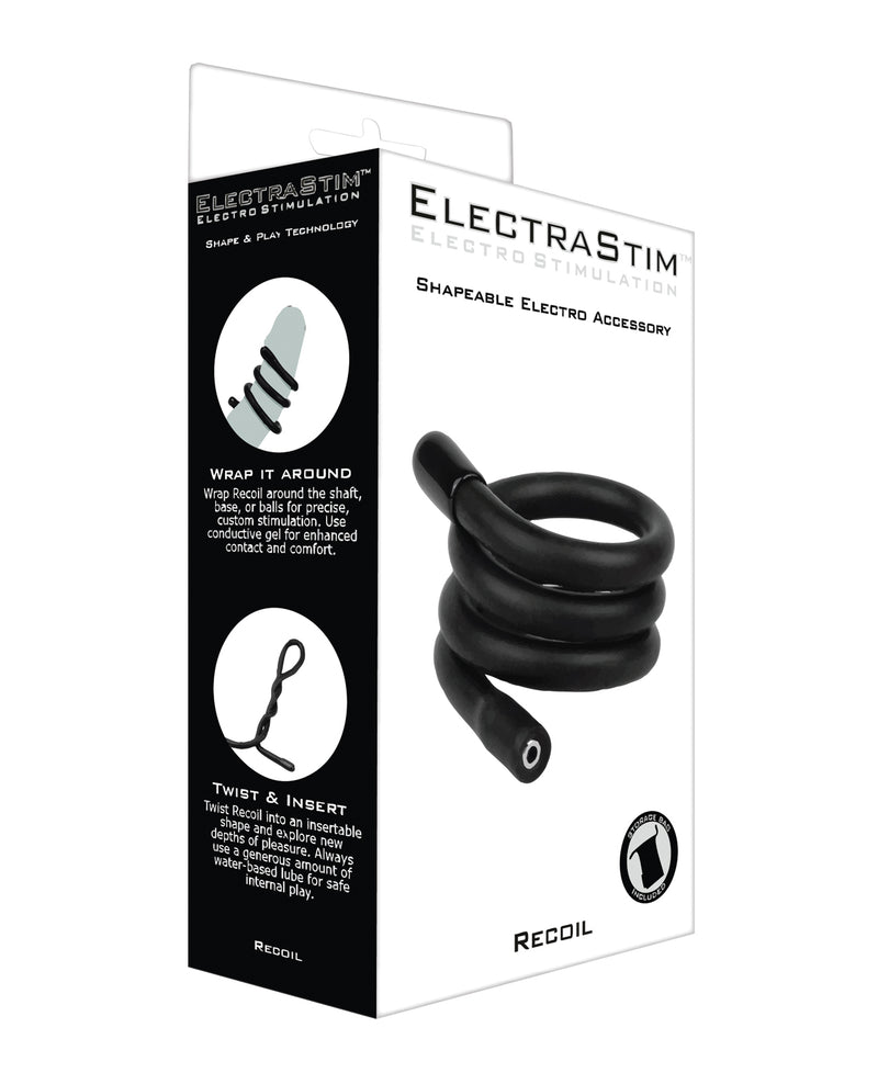 Charger l'image dans la visionneuse de la galerie, Électrode unipolaire modelable noire ElectraStim Recoil Zero
