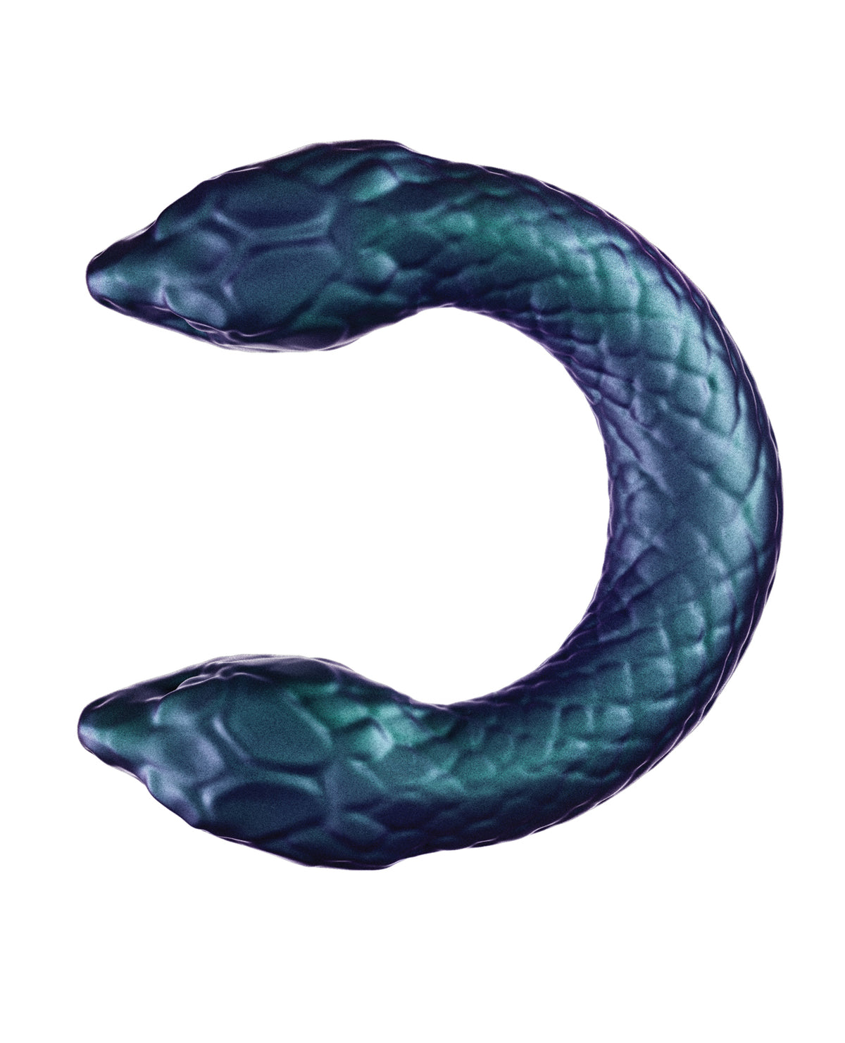 Temptasia Twin Python gode flexible double embout avec tige articulable