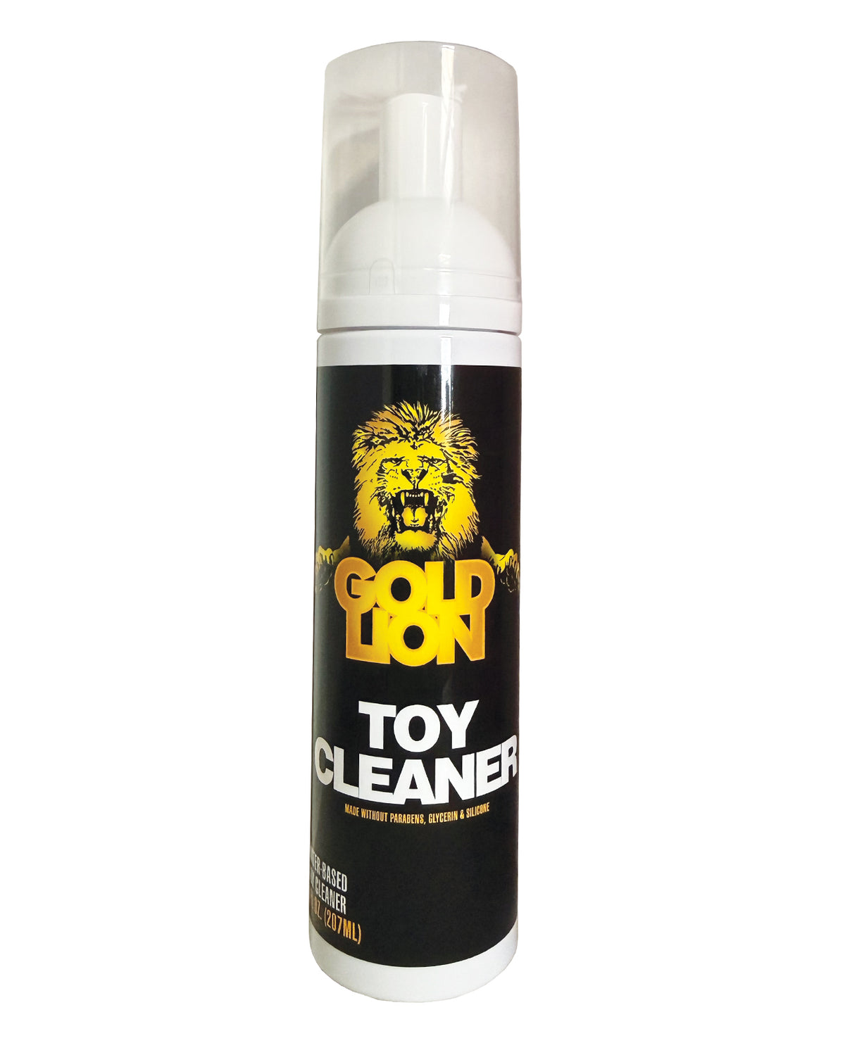 Gold Lion -seksilelun puhdistusaine, 7 Oz, suihkepullo, hellävarainen saippuaton puhdistusaine