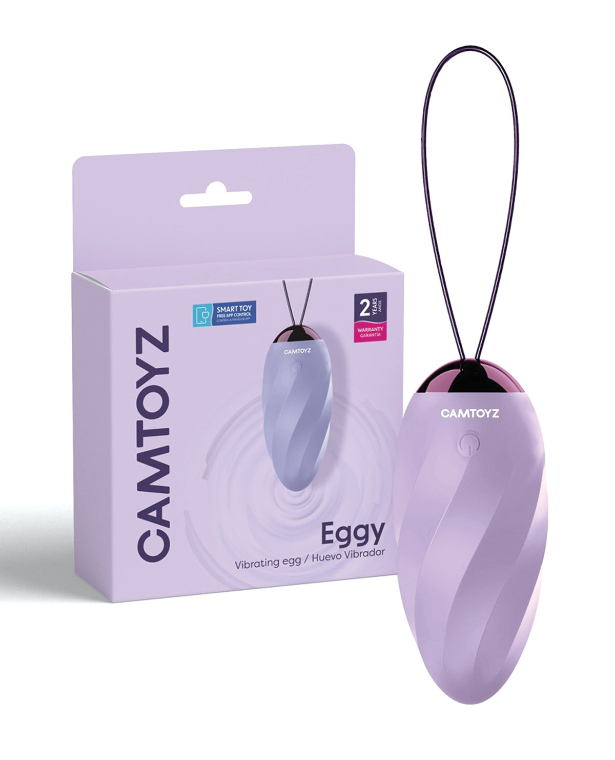Camtoyz Eggy App Controlled Vibrating Egg For Her Purple