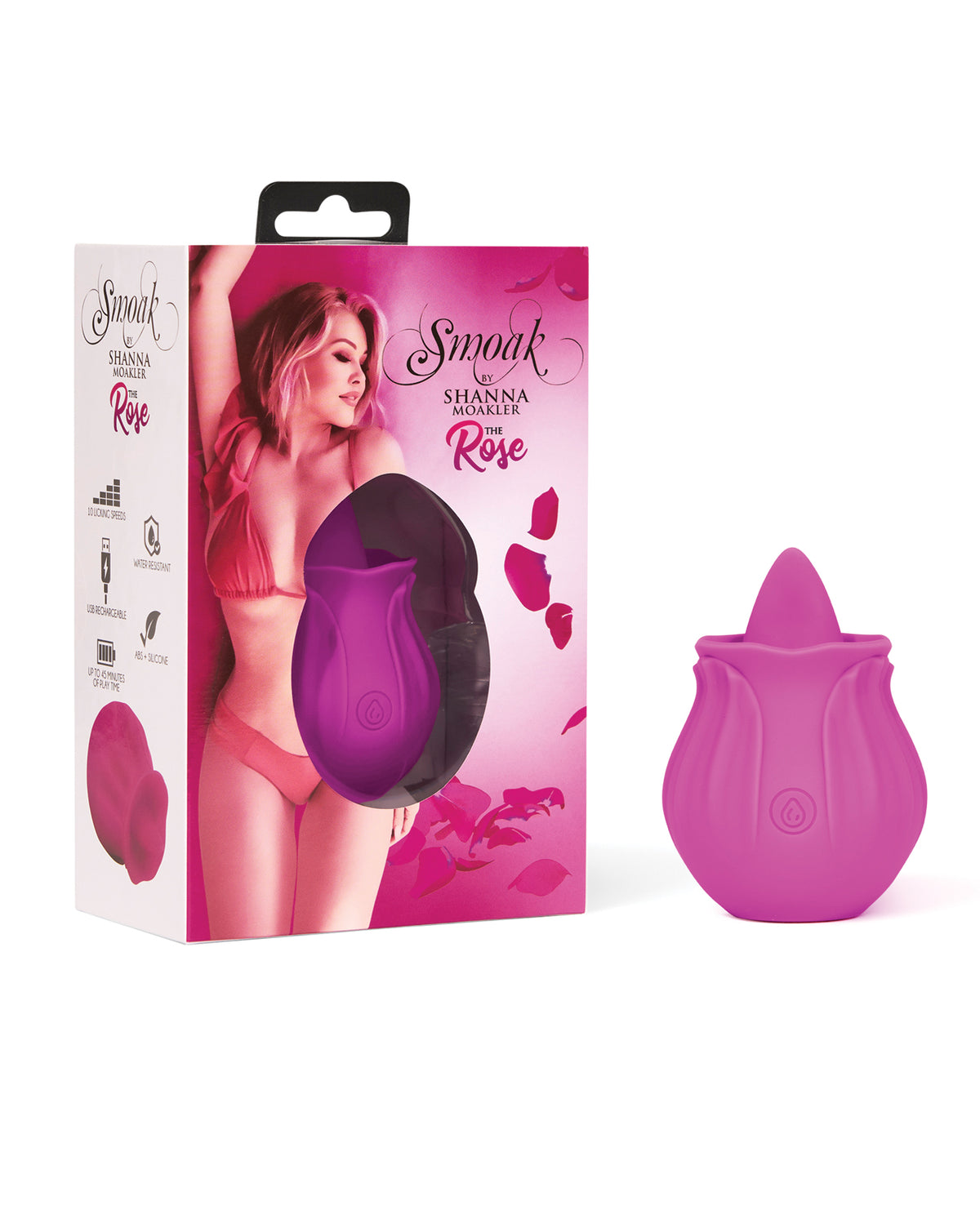 Shanna Moakler The Rose Oral Pleasure Vibrator With Flick Tongue