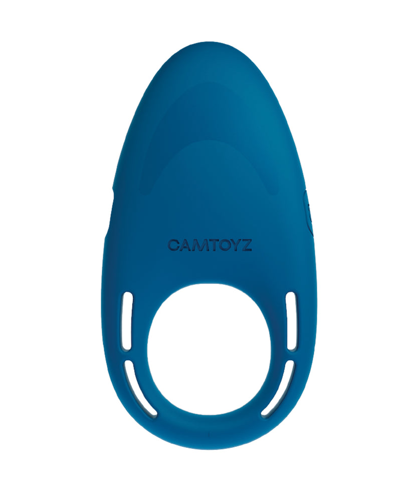 Bild in den Galerie-Viewer laden, Camtoyz Pro FlexRing verstellbarer vibrierender Penisring, blau
